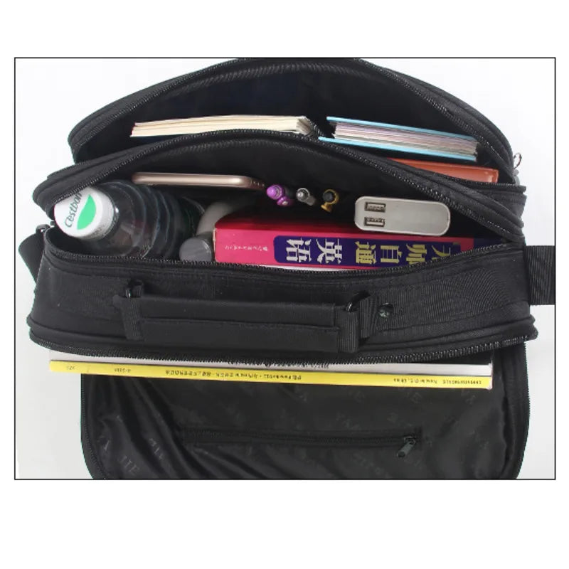 Waterproof Black Men Briefcase High Quality Brand Shoulder Bags For Women Messenger Bag Men's Crossbody Bags BolsoHombre2022