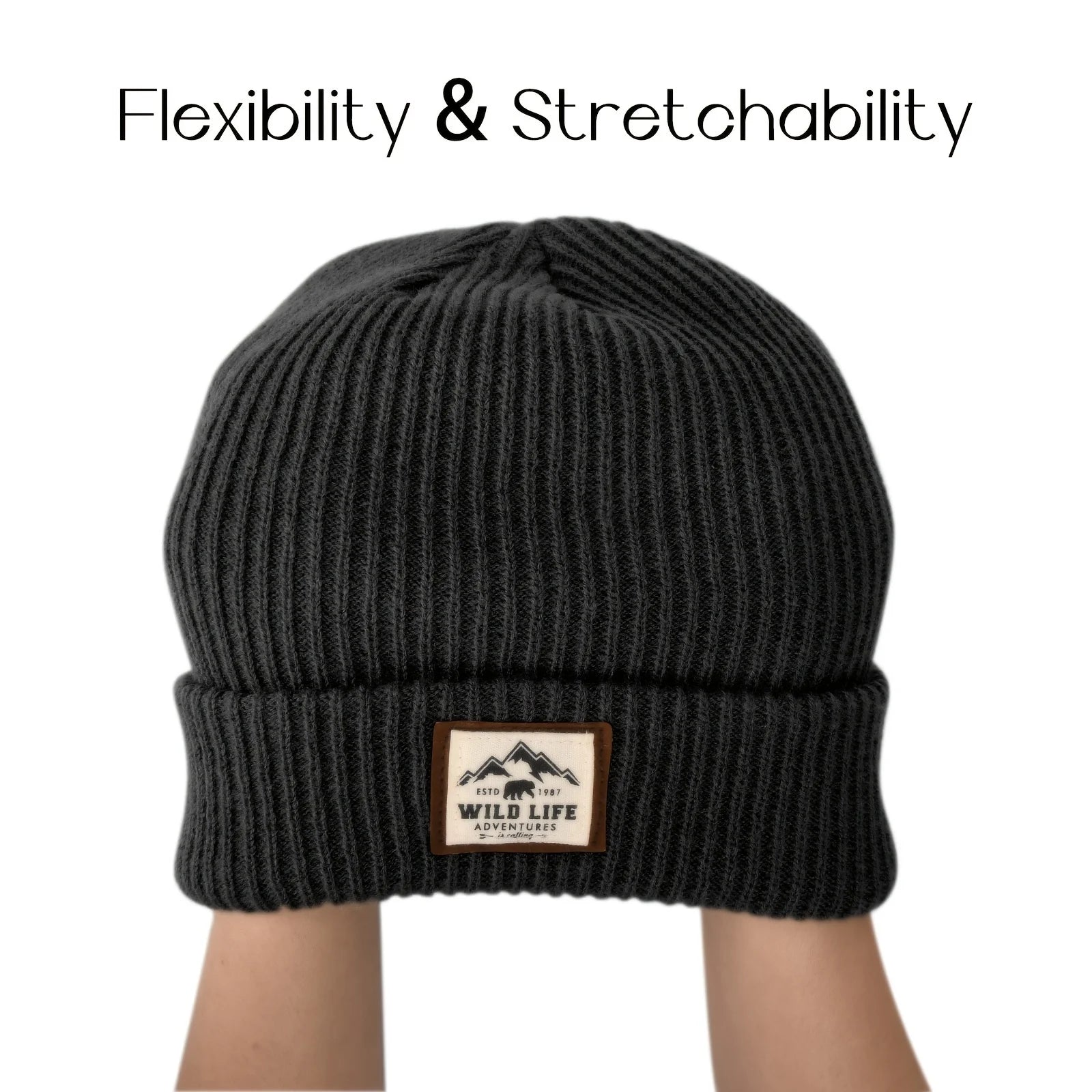 Men's Soft Knit Beanie – Windproof Skull Cap