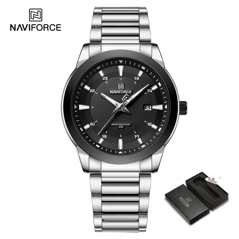 NAVIFORCE NF8029 Fashion Sport Watch | Stainless Steel | Luminous | Date Display