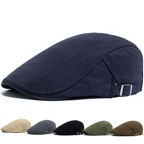 Classic Cotton Beret — Unisex Newsboy Cap