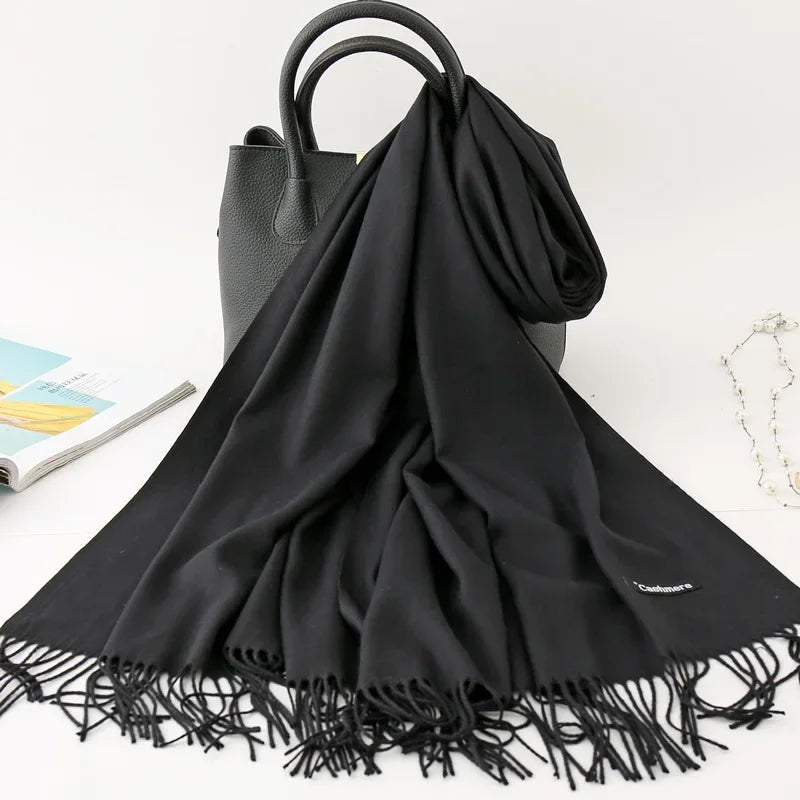 Men's Cashmere Blend Solid Scarf