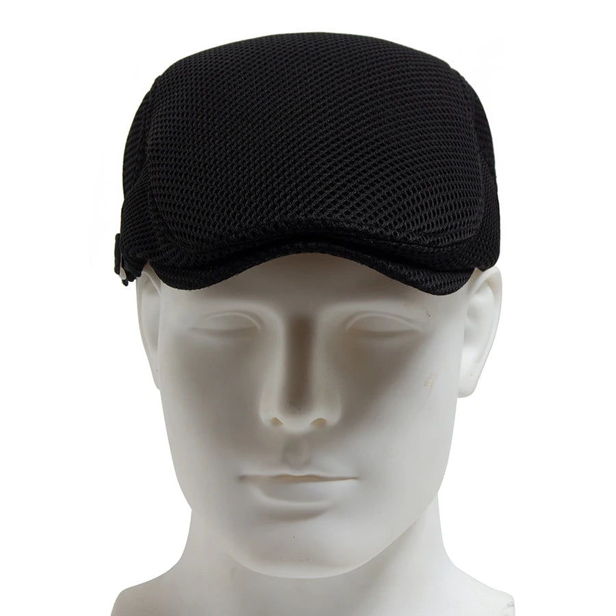 Breathable Mesh Beret — Unisex Summer Flat Cap