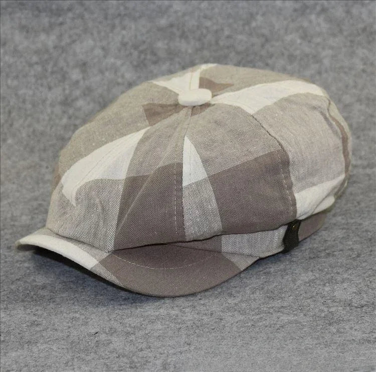 Men's Herringbone Newsboy Cap – Large Fit