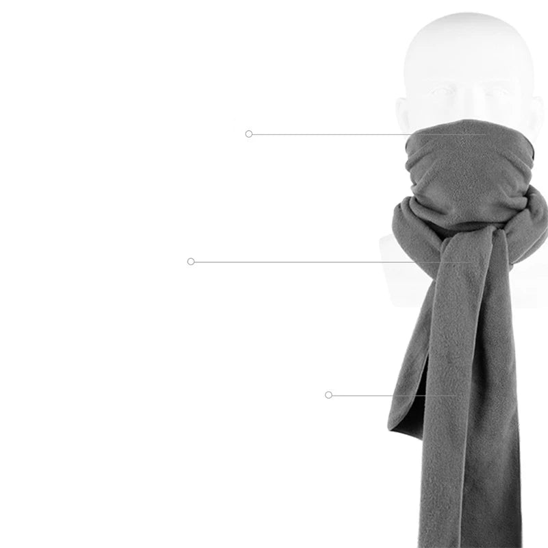 Polar Fleece Neck Scarf – Windproof Warm Wrap for Outdoor & Travel | Unisex