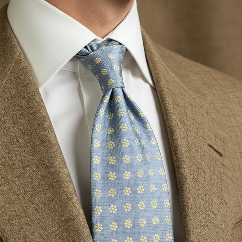 100% Silk Men's Necktie – Multi-Pattern Collection