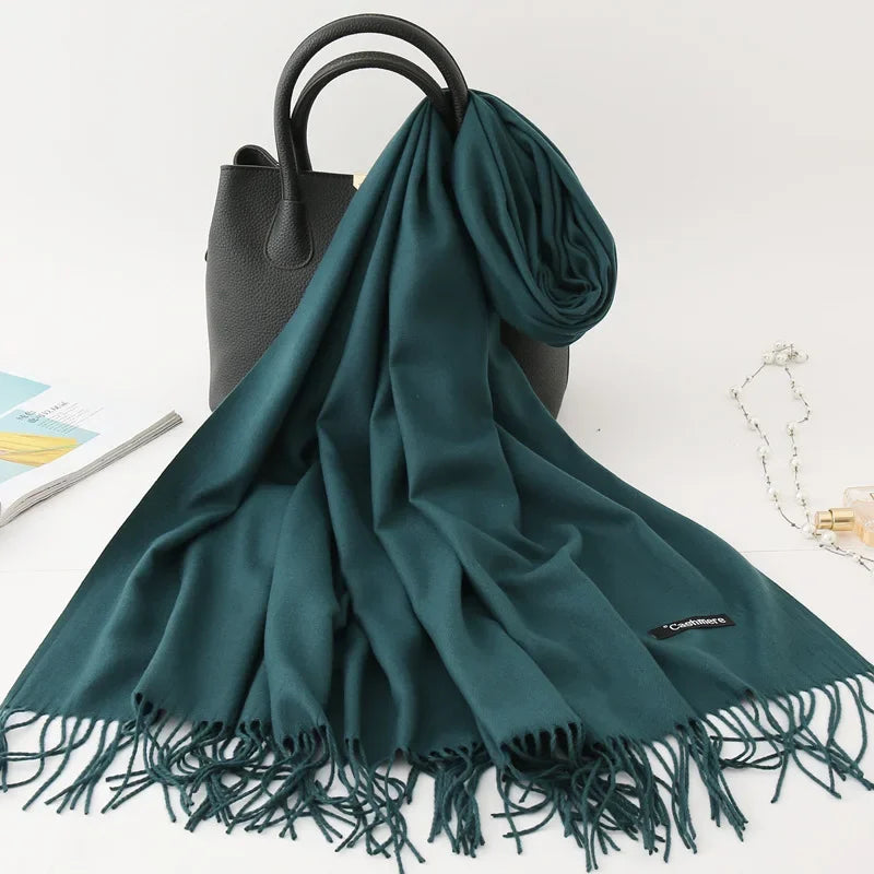 Men's Cashmere Blend Solid Scarf