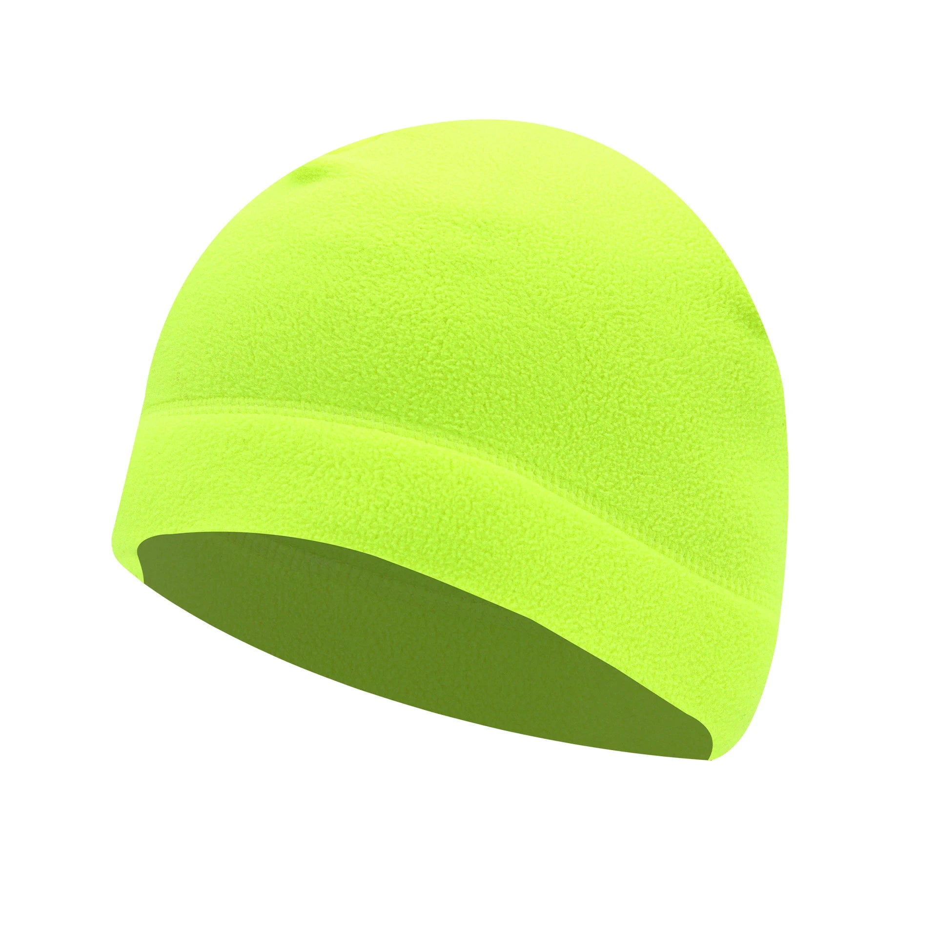 Unisex Windproof Polar Fleece Beanie – Warm Knit Skull Cap for Winter, Skiing & Cycling