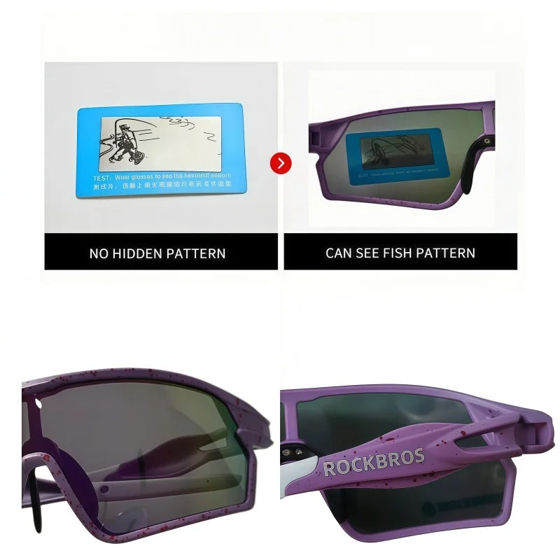 ROCKBROS  Fashion Street Sunglasses for Men Sport Y2K Cycling Glasses MTB Bike Bicycle Camping Golf UV400 Glasses Women Baseball