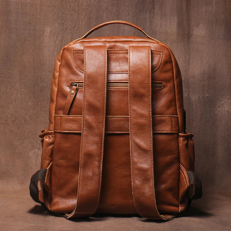GURO Large Genuine Leather Laptop Backpack