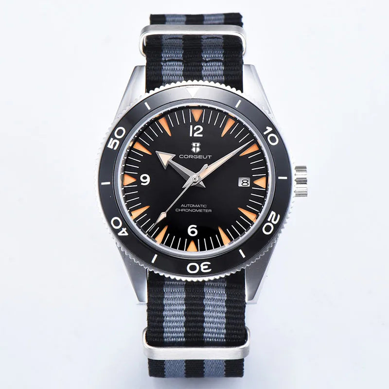 CORGEUT 2013 Automatic Dive Watch – Ceramic Bezel, Sapphire Crystal, NH35 or Miyota, 100m Water Resistant
