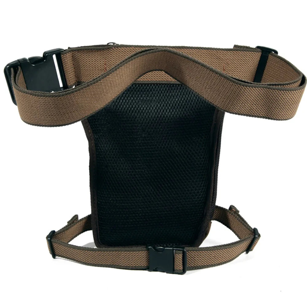 Men's Drop Leg Bag – Tactical Fanny Pack & Motorcycle Rider Waist Pack