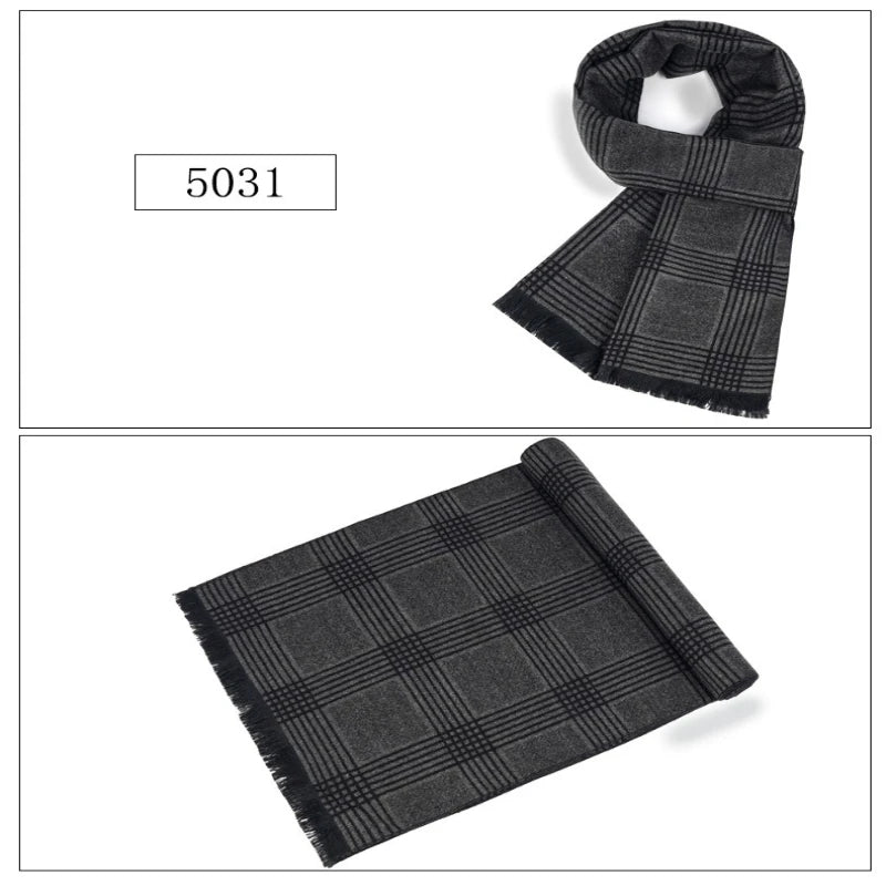 Men's Plaid Scarf