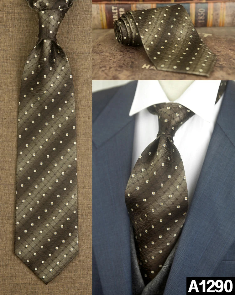 100% Silk Men's Printed Necktie – Vintage & Novelty Collection