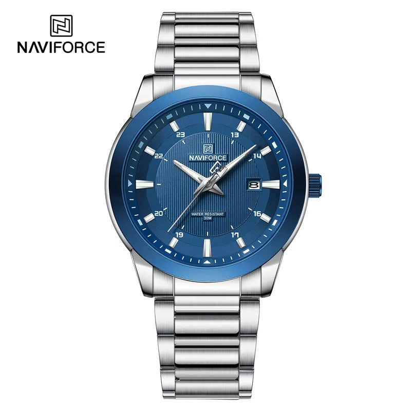 NAVIFORCE NF8029 Fashion Sport Watch | Stainless Steel | Luminous | Date Display