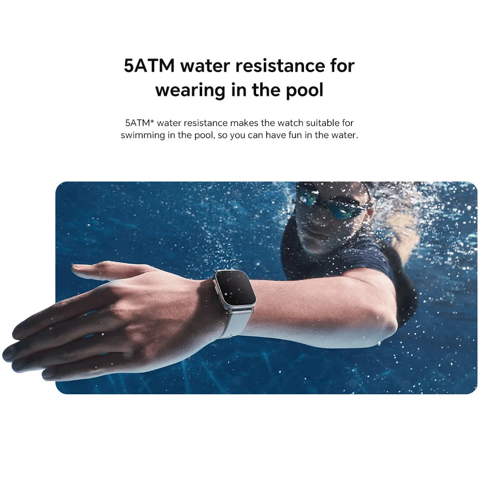 Global Version Xiaomi Redmi Watch 5 Lite 1.96'' AMOLED Screen Bluetooth GNSS 150+ Sport Modes Blood Oxygen 18 Days Battery Life